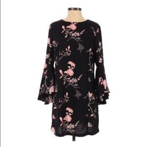 Leith Dress Unlined Bell Sleeve Floral Print Small Might Fit a Medium Cottage